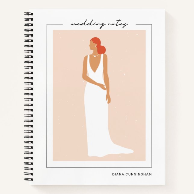 Carnet de mariage de la future mariée moderne (Devant)
