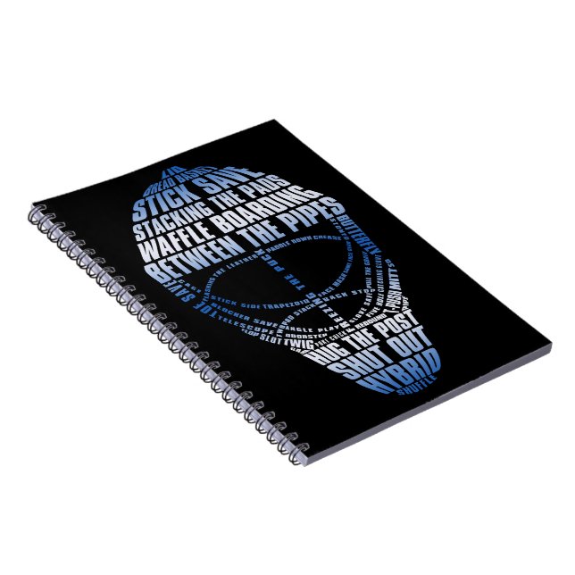 Carnet de masque de gardien de hockey (Côté Droit)