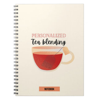 Carnet de mélange de thé personnalisé