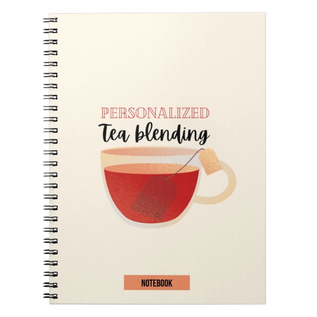 Carnet de mélange de thé personnalisé (Devant)