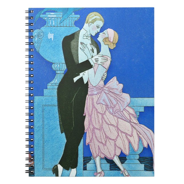 Carnet de minuit d'art déco de baiser (Devant)