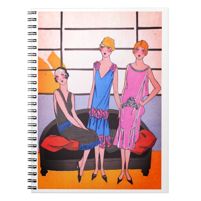 Carnet de mode vintage (Devant)