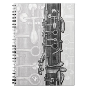 Carnet de monogramme supérieur Clarinet