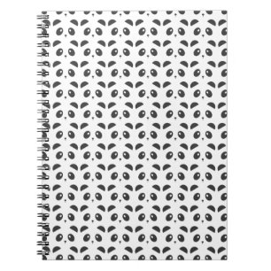 Carnet de motif de panda