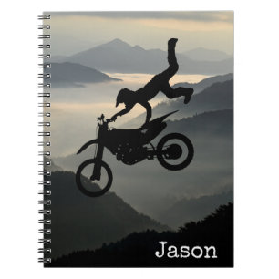 Carnet de moto de motocross montagne