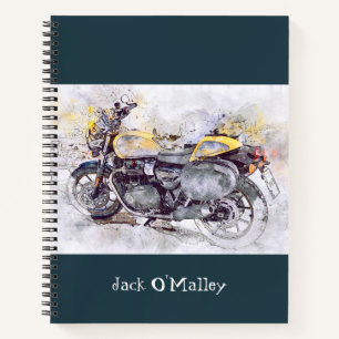 Carnet de moto vintage classique