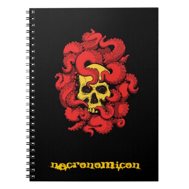 Carnet de Necronomicon avec le crâne et les (Devant)