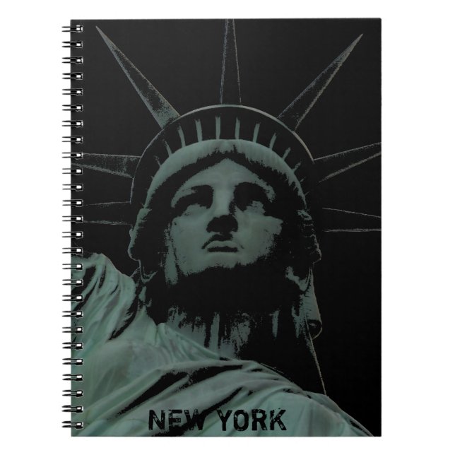Carnet de New York Statue des Journaux de la Liber (Devant)