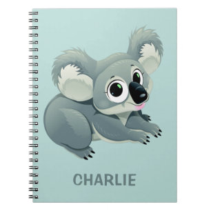 Carnet de nom personnalisé Cute Koala