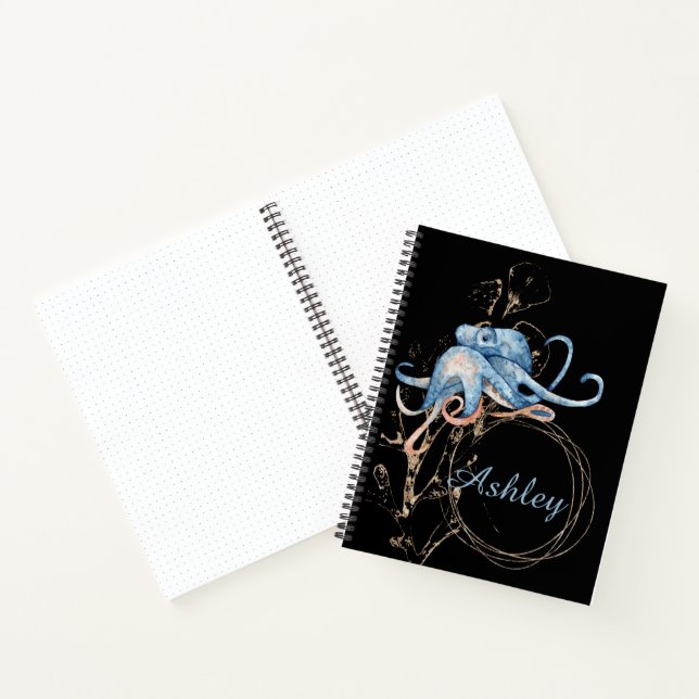 Carnet de nom personnalisé Octopus (Intérieur)