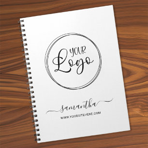 Carnet de noms de signature de logo d'entreprise