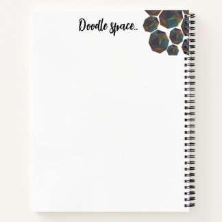 Carnet de notes à motif zentangle fantaisiste