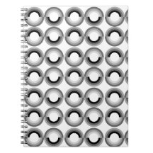 Carnet de notes à spirale d'arcs-en-ciel de Goth