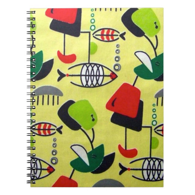 Carnet de notes à spirale de conception atomique (Devant)