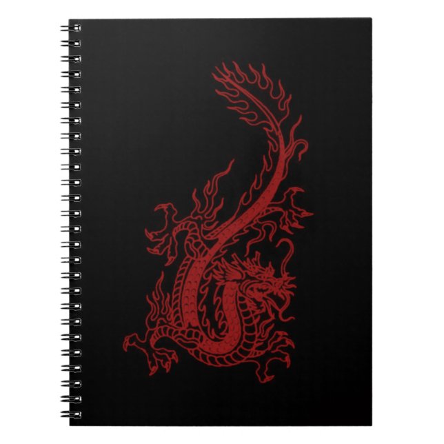 Carnet de notes à spirale de Glaurung de dragon (Devant)