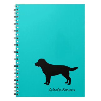 Carnet de notes à spirale de labrador retriever