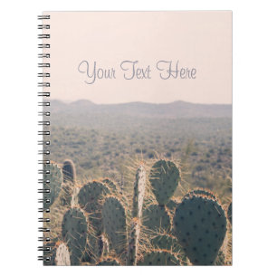Carnet de notes à spirale des cactus   de