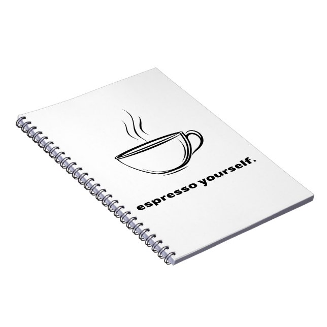 Carnet de notes Amoureux du Café « Exprimez votre  (Côté Droit)