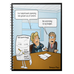Carnet de notes amusant pour un budget déroutant