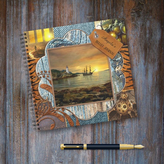 Carnet de notes de style scrapbook avec photos (Créateur téléchargé)
