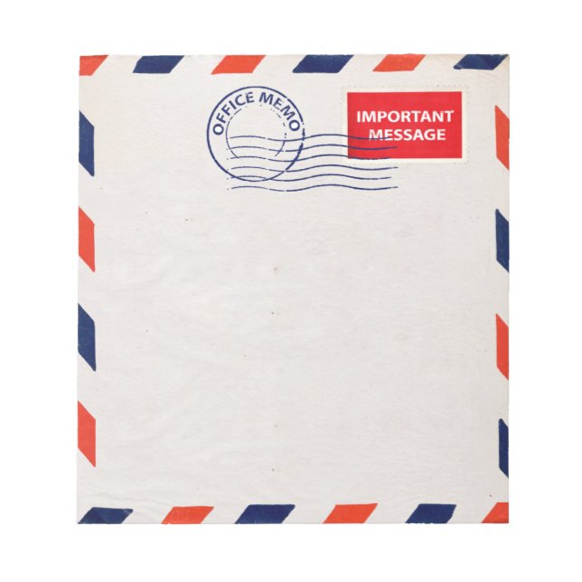 carnet de notes du bureau du courrier aérien (Devant)