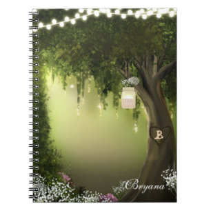 Carnet de notes du jardin enchanté de la forêt de