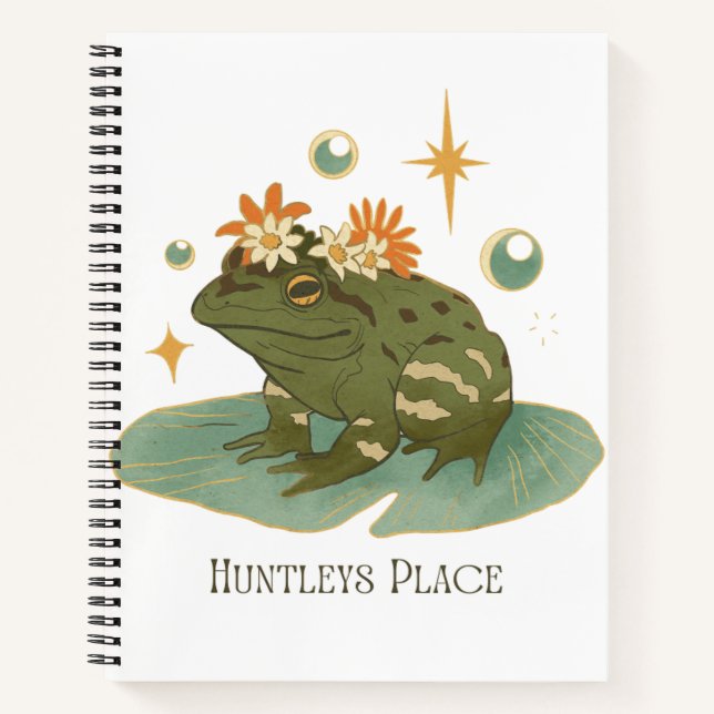 Carnet de notes Frog Huntleys Place  (Devant)