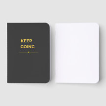 Carnet de notes inspirant pour continuer