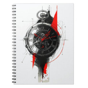 Carnet de notes Montre de poche Trash Polka Abstra