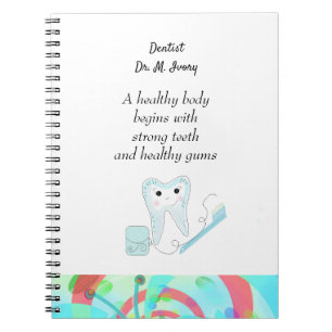 Carnet de notes pour dentistes et spécialistes de 
