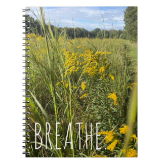 Carnet de notes Prairie Fleur Sauvage Jaune Respir