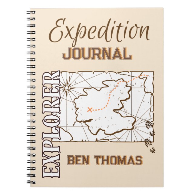 Carnet de notes spiralé Explorer Expedition (Devant)