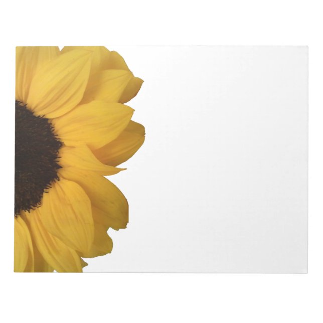 Carnet de notes Tournesol (Devant)
