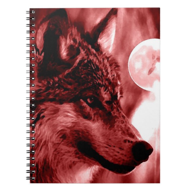 Carnet de nuit Wolf & Red (Devant)