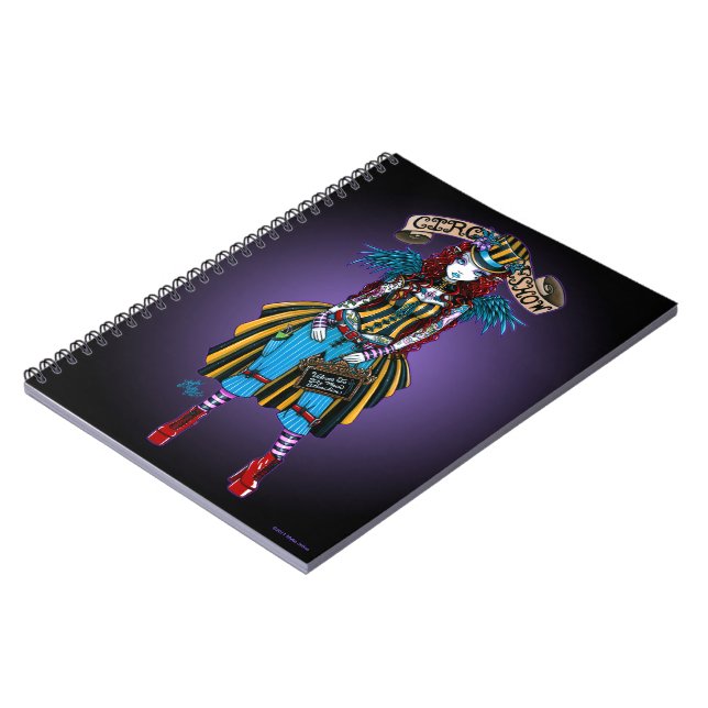 Carnet de numéro de cirque de tatouage de cirque (Côté gauche)