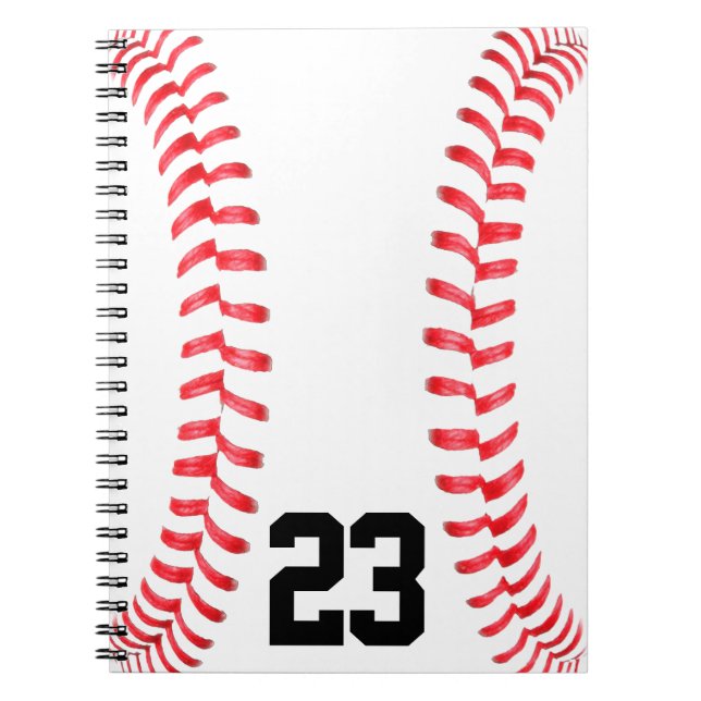 Carnet de numéros de baseball et Jersey personnali (Devant)