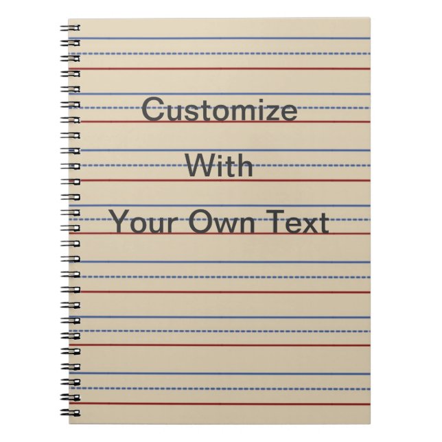 Carnet de papier d'école primaire (Devant)