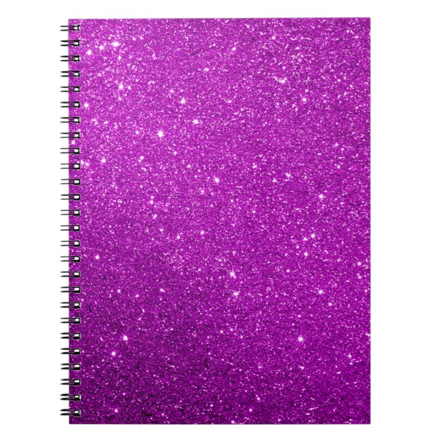 Carnet de Parties scintillant pourpre brillant (Devant)