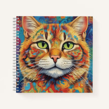 Carnet de peinture de chats