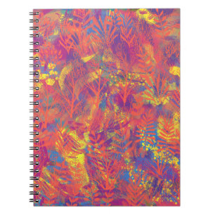 Carnet de peinture multicolore