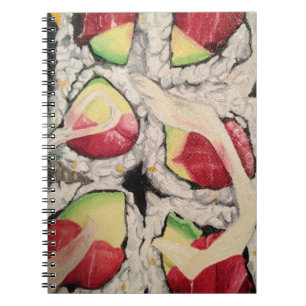 Carnet de peinture sushi