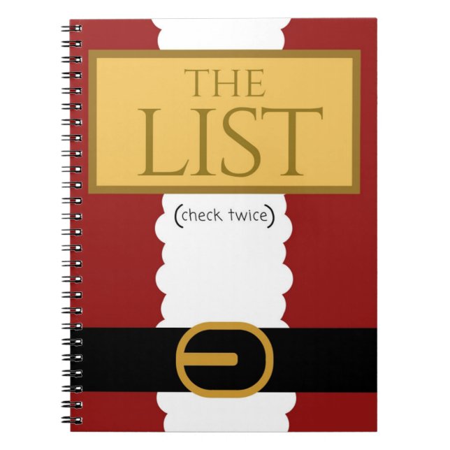 Carnet de Père Noël de Noël (Devant)