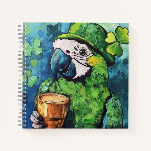 Carnet de perroquets de la Saint-Patrick (Devant)