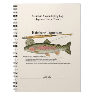Carnet de photos de journal de pêche du ruisseau d