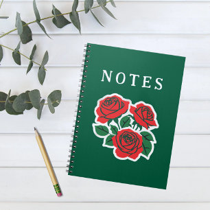Carnet de photos en spirale de rose