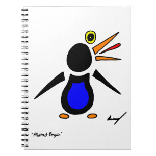Carnet de pingouin Abstrait