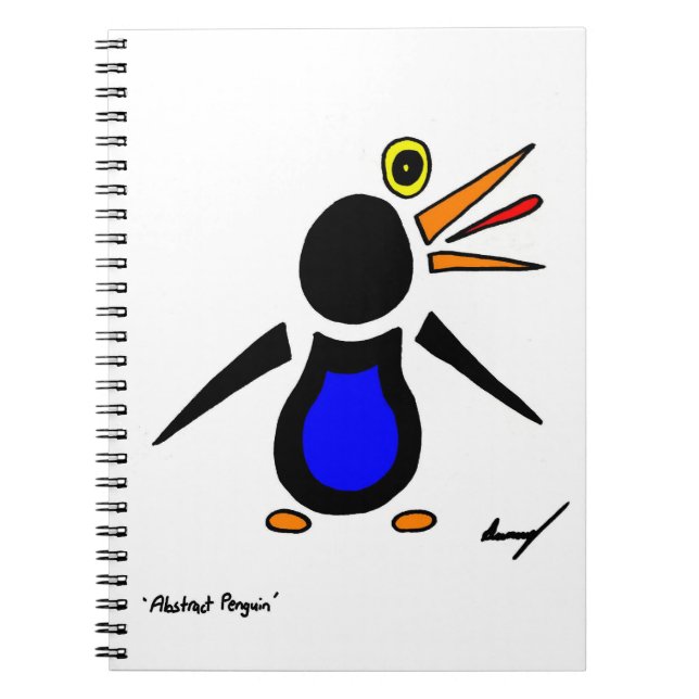 Carnet de pingouin Abstrait (Devant)