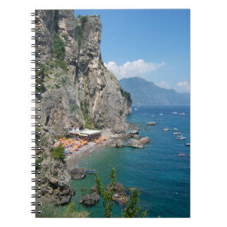 Carnet de plage de côte d'Amalfi