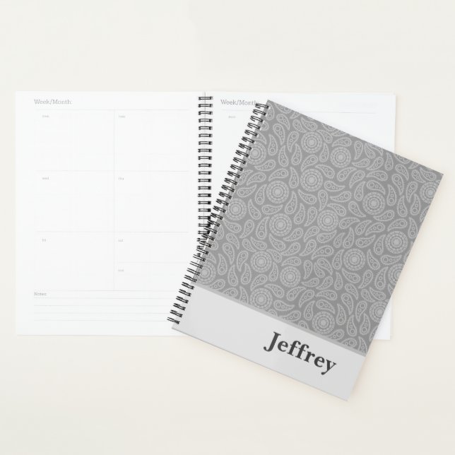 Carnet de planification (Devant avec enveloppe)