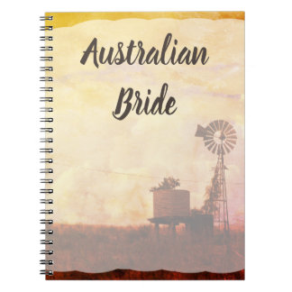 Carnet de planification de mariage de mariée austr